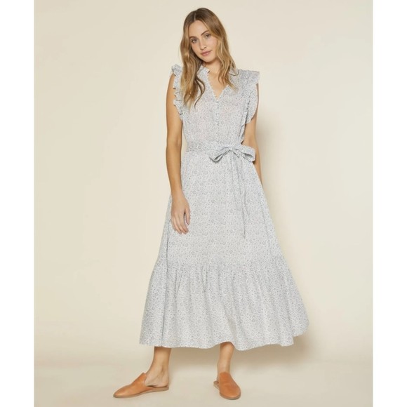 Outerknown Dresses & Skirts - Outerknown Canyon Cotton Floral Belted Dress Sz XS/S